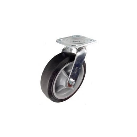 Mapp Caster 8"X2" Thermoplastic Rubber (TPR) Wheel Swivel Caster - 675 Lbs Cap 146PERB820S